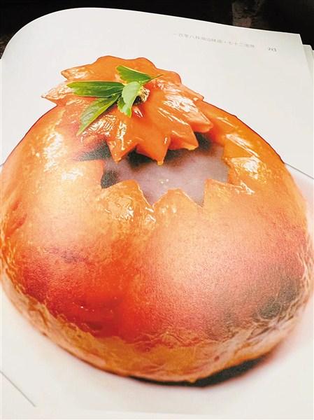 香甜可口的原只金瓜芋泥，潮菜喜宴甜品