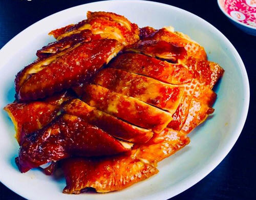 港式玫瑰豉油鸡，鲜香味美的鸡味和豉油焦香