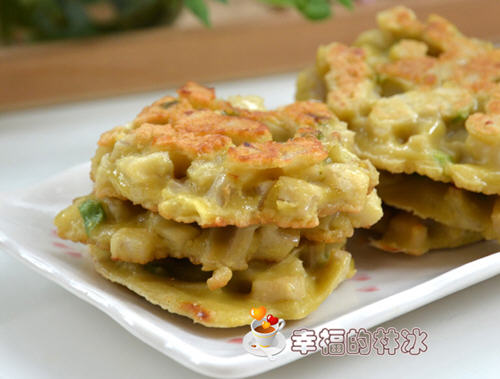 外脆里嫩的面粉莲藕饼最讨人喜欢