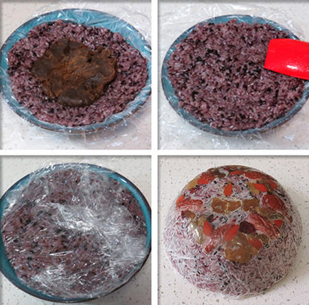 做法简单的黑米八宝饭营养相当丰富