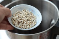 口感丰富的饮品薏米木瓜花粉绿豆浆的做法图解