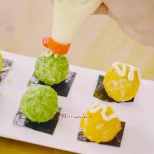 营养又美味的三文鱼饭团的做法和配料