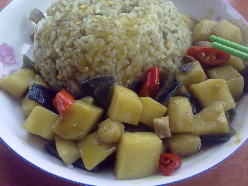 咖喱蟹饭的做法,最正宗的做法