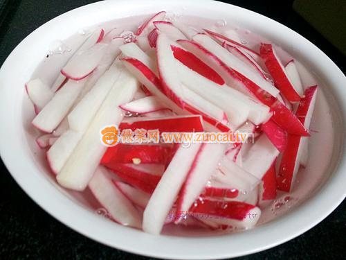 爽口酱萝卜的做法