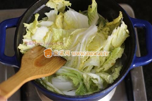 鲜虾白菜粉丝煲的做法
