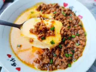 肉末鸡蛋羹,鲜香美味!