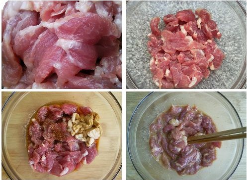 丝瓜煮梅头肉片汤的做法步骤1