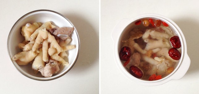 当归红枣煲鸡脚的做法步骤2