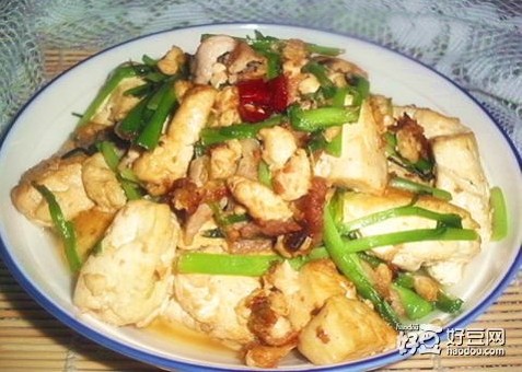 干烧豆腐的做法(烧干豆付作法)