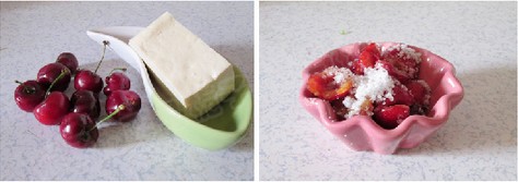 樱桃豆腐的做法的做法步骤1