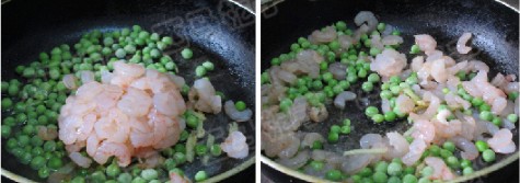 豌豆虾仁烩豆腐的做法的做法步骤5
