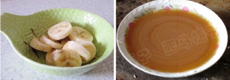 香蕉鸡蛋烧豆腐的做法的做法步骤2