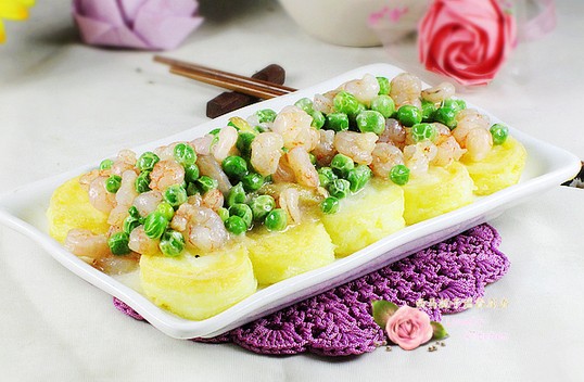豌豆虾仁烩豆腐的做法(豆腐虾仁豌豆羹的做法大全家常菜)