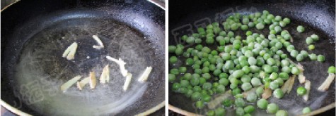 豌豆虾仁烩豆腐的做法的做法步骤4