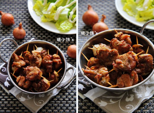 经典小吃——孜然牙签炸鸡肉串