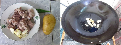 番茄土豆炖排骨的做法步骤1