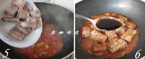 酸甜西红柿排骨的做法步骤3