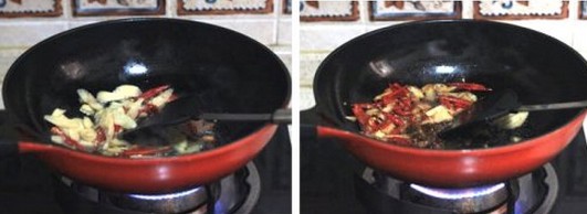 爆炒鸡杂家常做法的做法步骤3