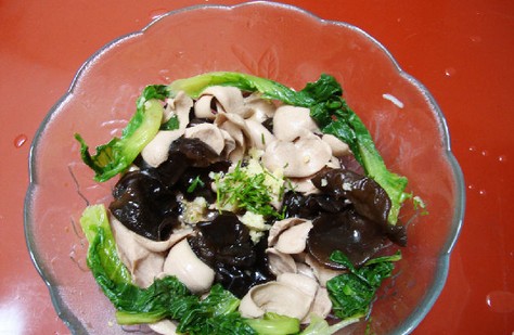 腰片拌香菜