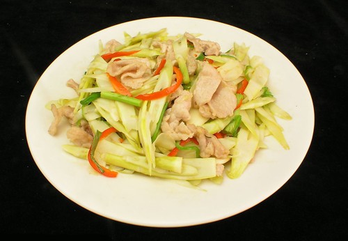 冬笋炒猪肉的做法