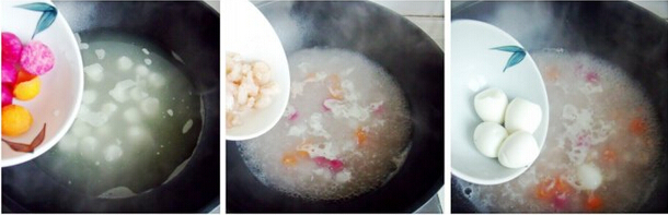 鲜虾烧萝卜汤的做法步骤2