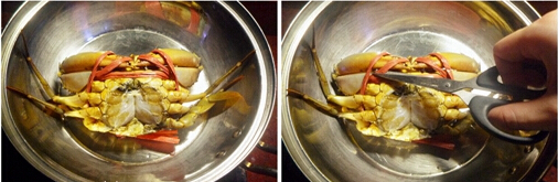 清蒸螃蟹的做法,清蒸螃蟹怎么做好吃,清蒸螃蟹的家常做法【有图】的做法步骤3