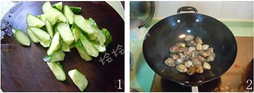 鲜美精品菜——蛤蜊黄瓜汤的做法的做法步骤1