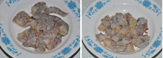虾仁炒毛豆的图解做法的做法步骤1