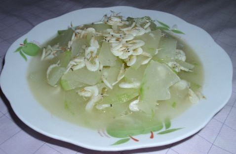 虾皮炒冬瓜