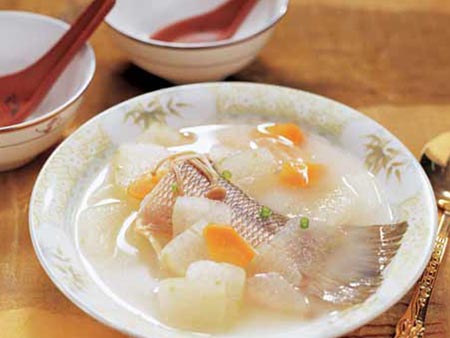 冬瓜鱼尾汤