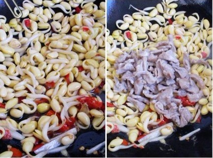 黄豆芽炒肉的做法[有图]的做法步骤4