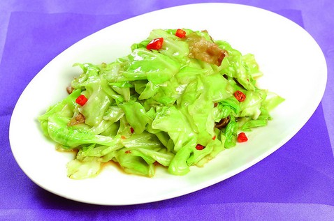 家常小炒圆白菜