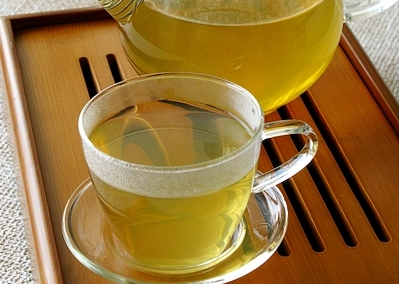 荷叶山楂蜂蜜茶