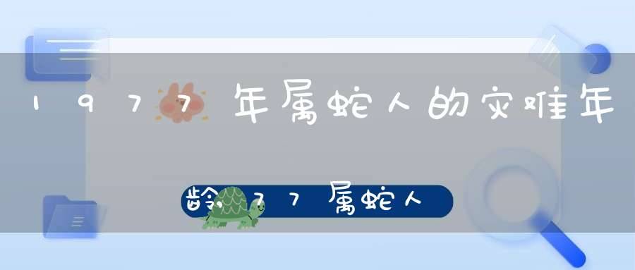 77年属蛇47岁有一灾有什么说法