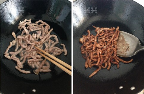 色泽红润，酱香味浓郁，咸甜适口的京酱肉丝做法分享