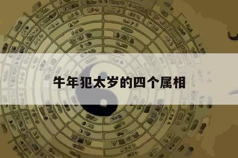 牛年犯太岁的四个属相